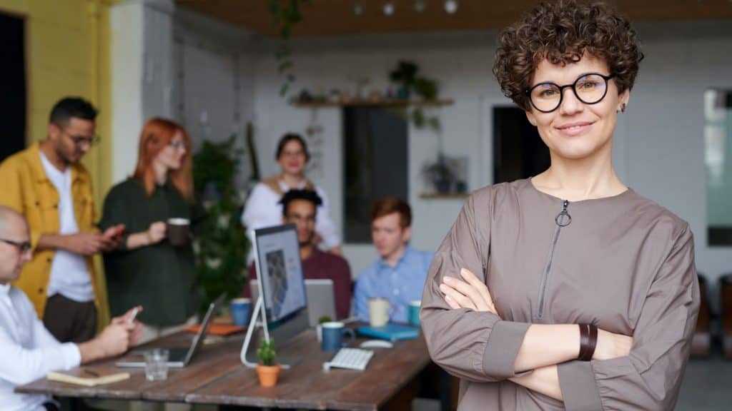 entrepreneur wearing glasses