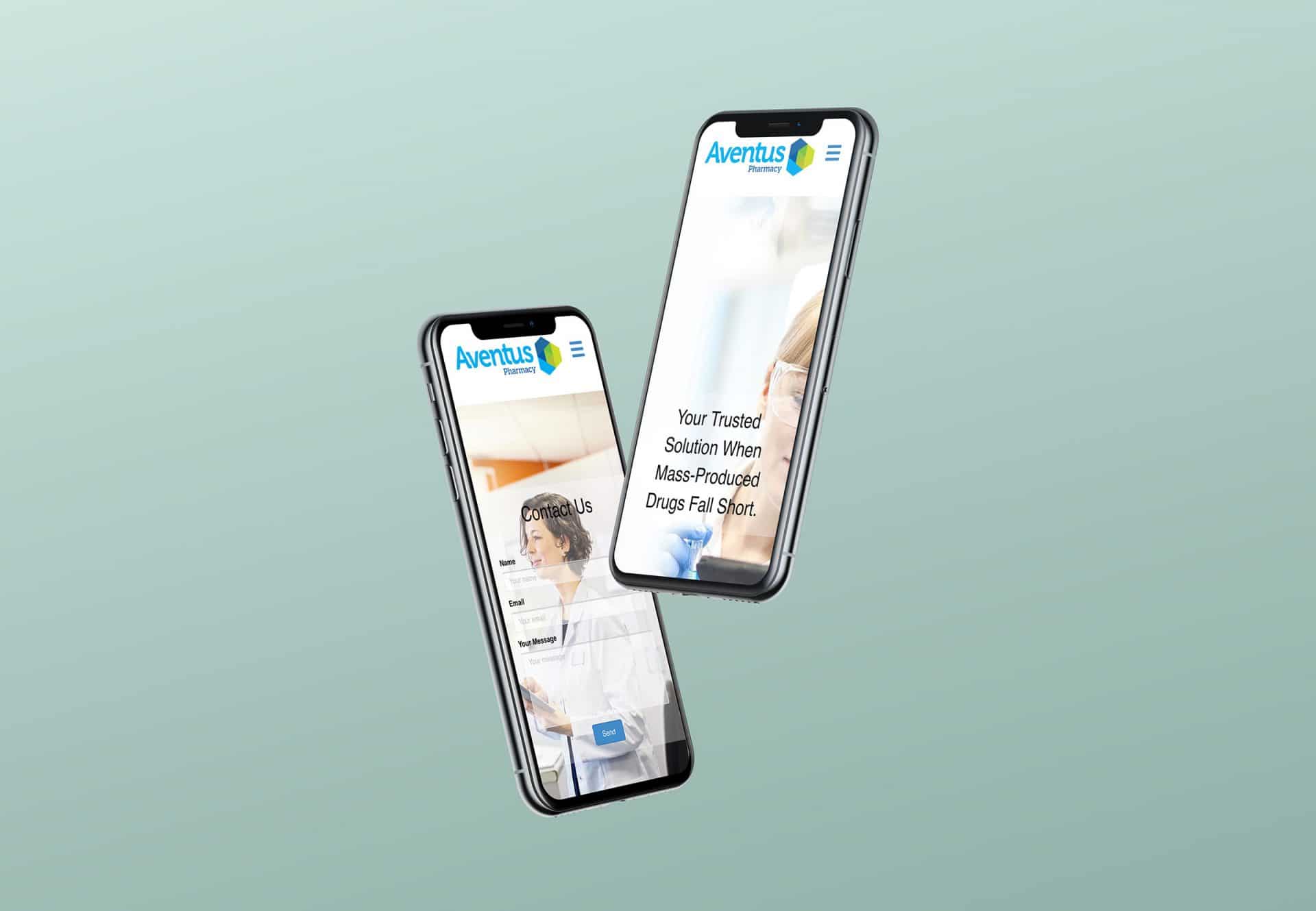 Health company mobile design