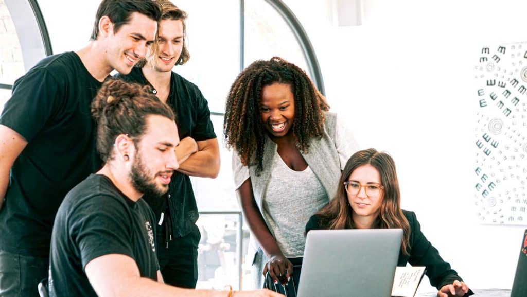 people in office working on building a brand