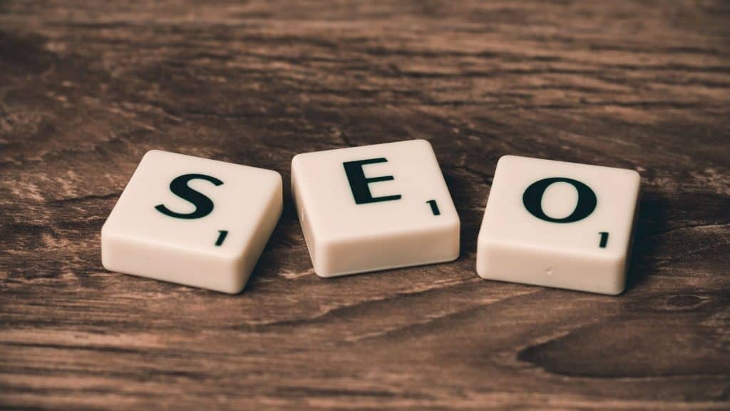 SEO written on scrabble blocks