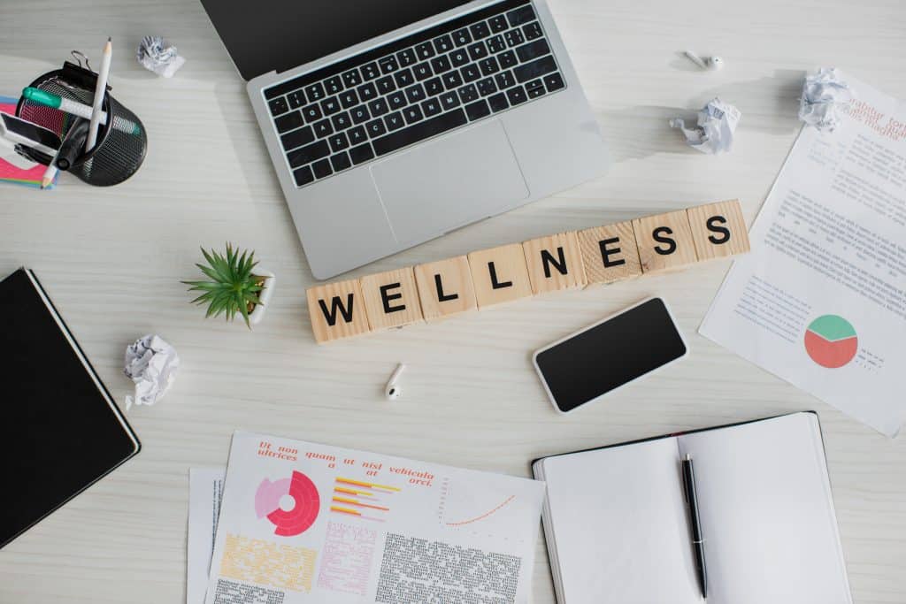 Wellness + laptop