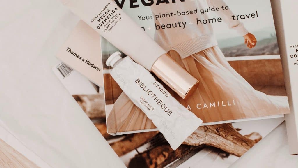 vegan clean cosmetic products