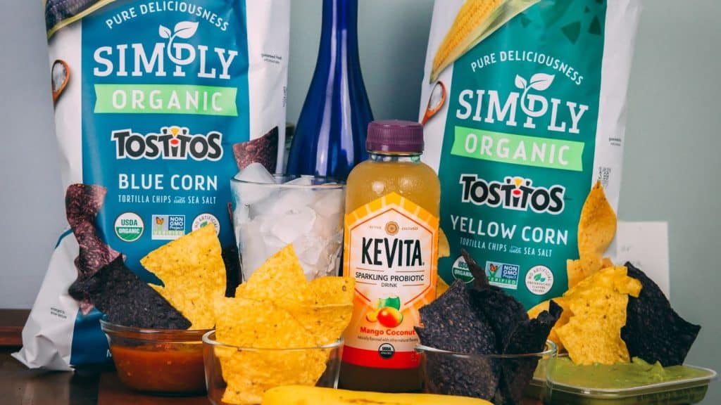 CPG packaging design tostitos and kevita