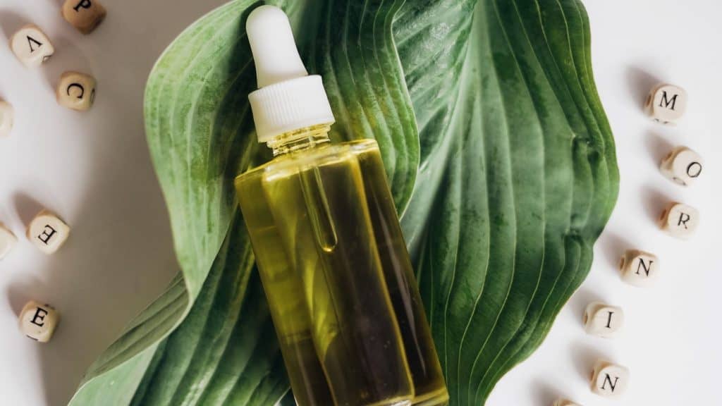 skincare packaging design for face oil
