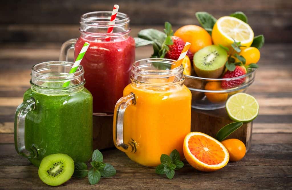 Healthy drinks fruits