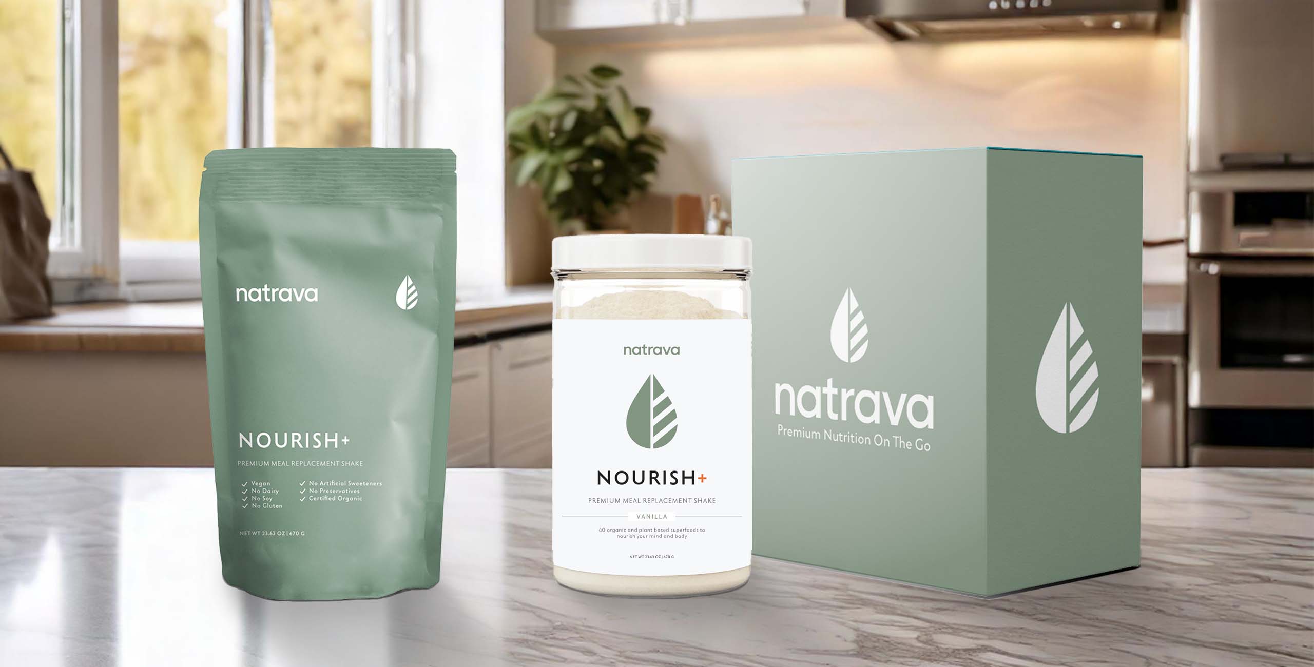 Natrava packaging Packaging Design Presentation for a Supplement Company